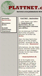Mobile Screenshot of nachrichten.plattnet.de