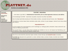 Tablet Screenshot of nachrichten.plattnet.de
